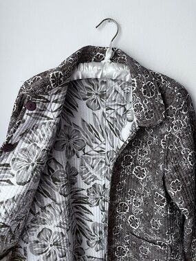 Vintage Casual Studio Reversible 100% Cotton Jacket Size Large.